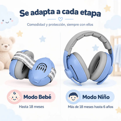 NUBI™ | Orejeras Antiruido Bebés y Niños