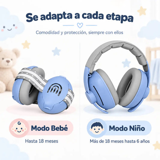 NUBI™ | Orejeras Antiruido Bebés y Niños