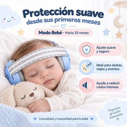 NUBI™ | Orejeras Antiruido Bebés y Niños
