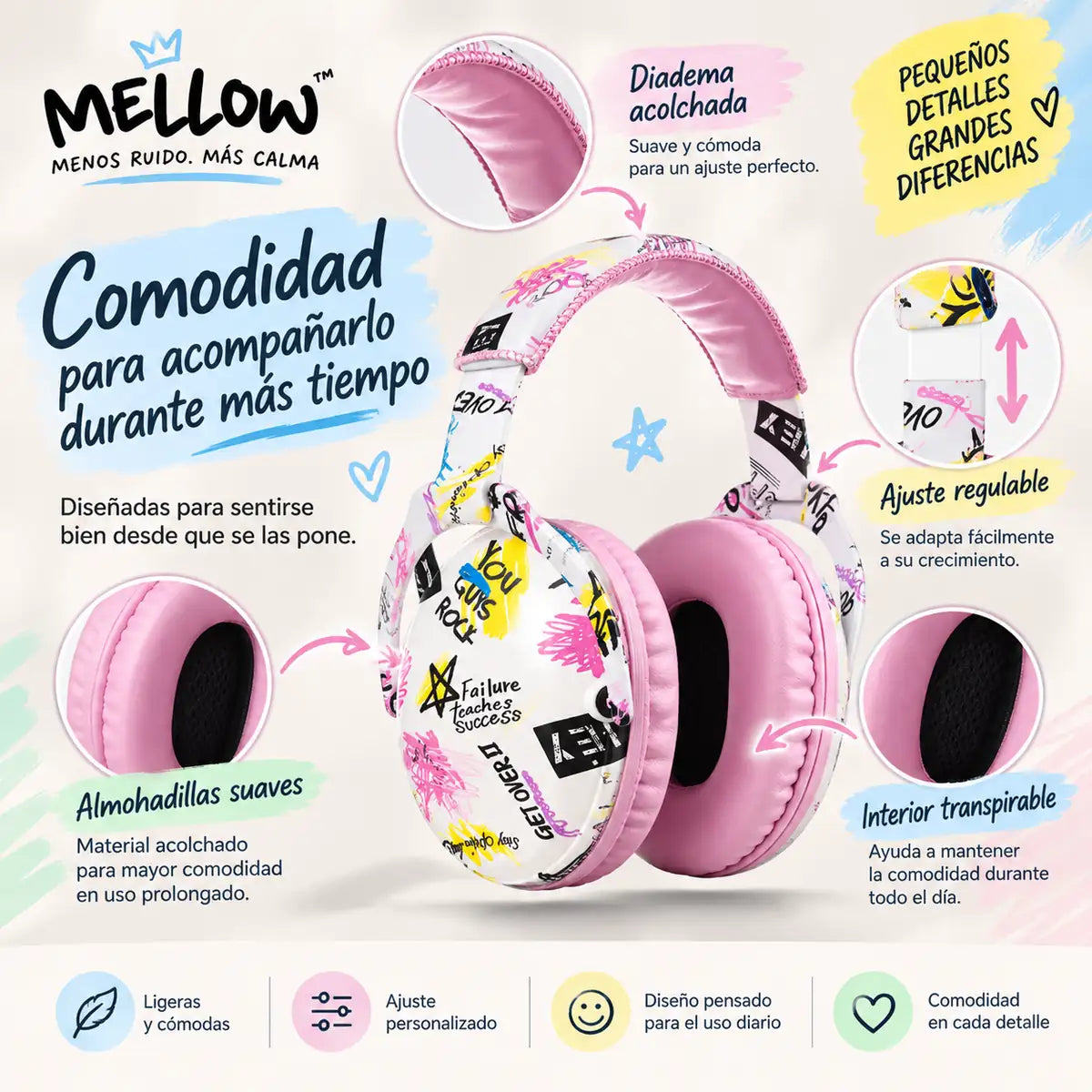 MELLOW™ | Orejeras Antiruido para Niños