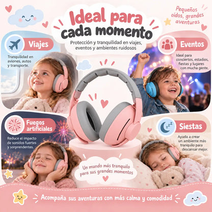 NUBI™ | Orejeras Antiruido Bebés y Niños