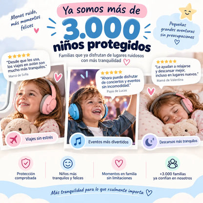 NUBI™ | Orejeras Antiruido Bebés y Niños