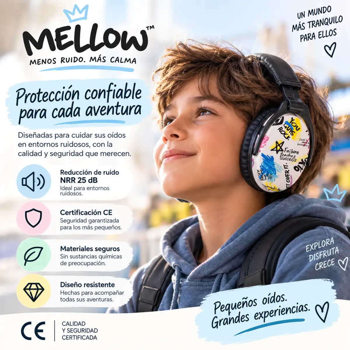 MELLOW™ | Orejeras Antiruido para Niños